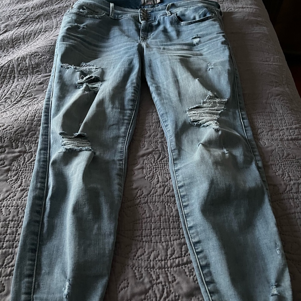 Torrid super soft distressed jeans